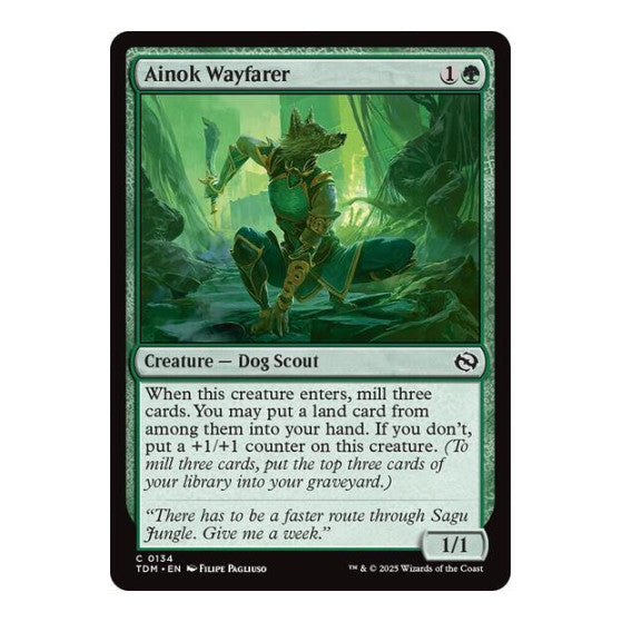 Ainok Wayfarer (TDM) #134 Common Tarkir: Dragonstorm Magic: The Gathering: 2025
