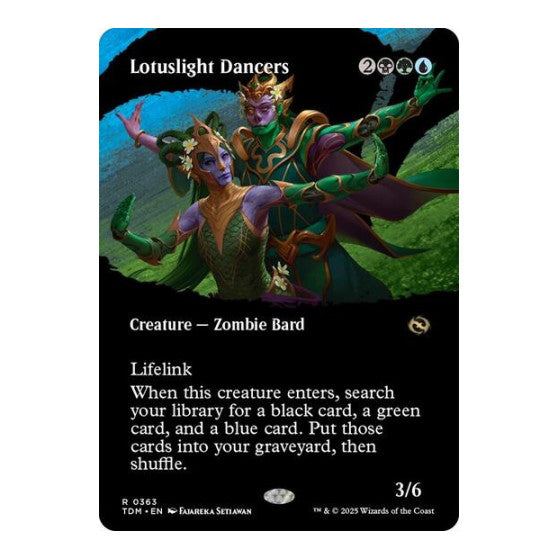 Lotuslight Dancers (Borderless) (TDM) #363 Rare (Lightly Played) Tarkir: Dragonstorm Magic: The Gathering: 2025