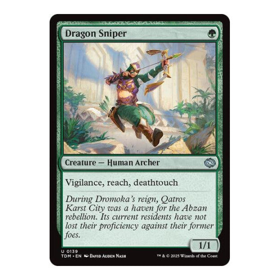Dragon Sniper (TDM) #139 Uncommon (Lightly Played) Tarkir: Dragonstorm Magic: The Gathering: 2025
