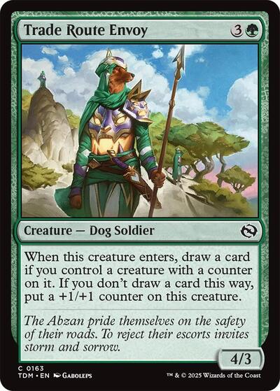 Trade Route Envoy (TDM) #163 Common Tarkir: Dragonstorm Magic: The Gathering: 2025
