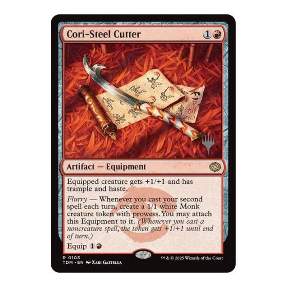 Cori-Steel Cutter (PPTDM) #103 Rare (Near Mint) Promo Pack: Tarkir: Dragonstorm Magic: The Gathering: 2025