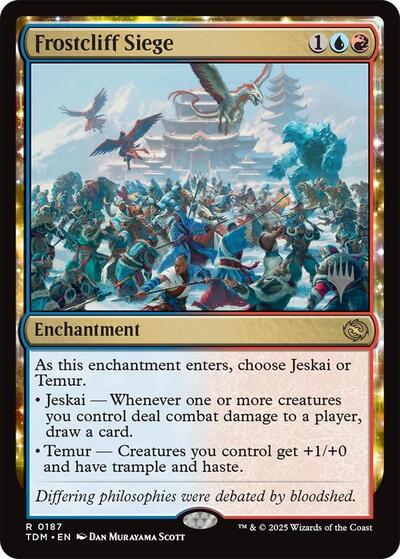 Frostcliff Siege (PPTDM) #187p Rare (Near Mint) Promo Pack: Tarkir: Dragonstorm Magic: The Gathering: 2025