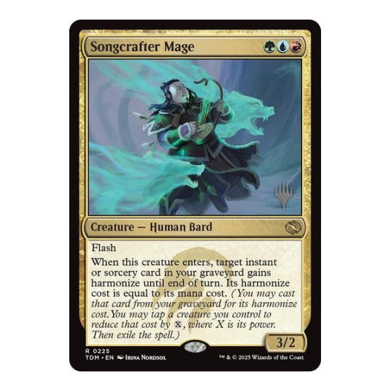 Songcrafter Mage (PPTDM) #225 Rare (Lightly Played) Promo Pack: Tarkir: Dragonstorm Magic: The Gathering: 2025