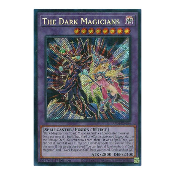 The Dark Magicians (Secret Rare) (RA04) #RA04-EN054 Secret Rare (1st Edition Lightly Played) Quarter Century Stampede YuGiOh: 2025