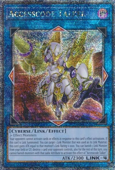 Accesscode Talker New Art Quarter Century Secret Rare (RA04) #RA04-EN079 Quarter Century Secret Rare (1st Edition Near Mint) Quarter Century Stampede YuGiOh: 2025