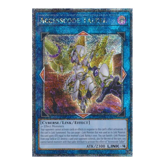 Accesscode Talker (New Art) (Quarter Century Secret Rare) (RA04) #RA04-EN079 Quarter Century Secret Rare (1st Edition Near Mint) Quarter Century Stampede YuGiOh: 2025