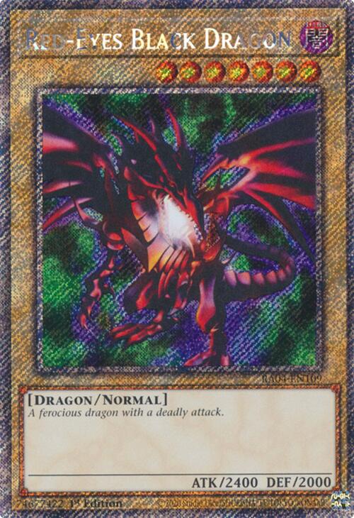 Red-Eyes Black Dragon (4th Art) (Platinum Secret Rare)