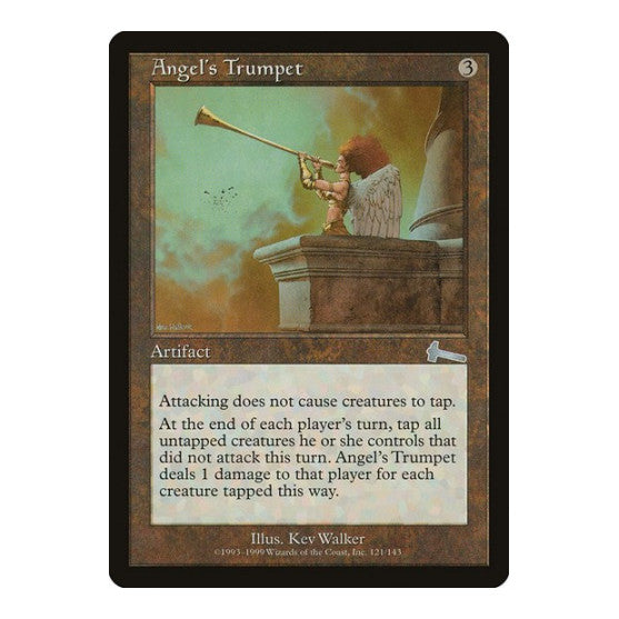Angels Trumpet (ULG) #121 Uncommon (Lightly Played) Urza's Legacy Magic: The Gathering: 1999