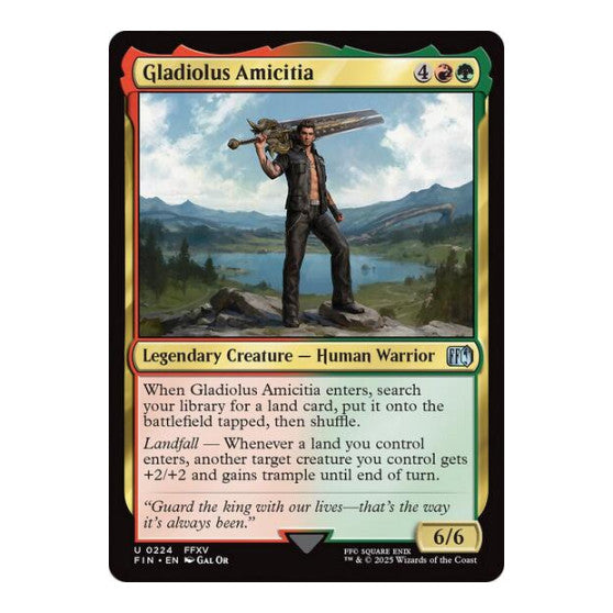 Gladiolus Amicitia (FIN) #224 Uncommon FINAL FANTASY Magic: The Gathering: 2025
