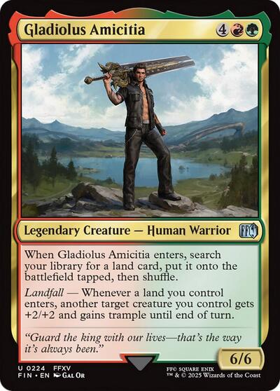 Gladiolus Amicitia (FIN) #224 Uncommon FINAL FANTASY Magic: The Gathering: 2025