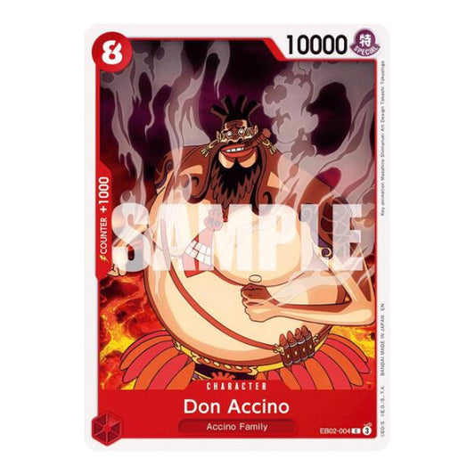 Don Accino (EB02) #EB02-004 Common (Near Mint) Extra Booster: Anime 25th Collection One Piece Card Game: 2025