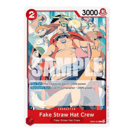 Fake Straw Hat Crew (EB02) #EB02-005 Common (Near Mint) Extra Booster: Anime 25th Collection One Piece Card Game: 2025