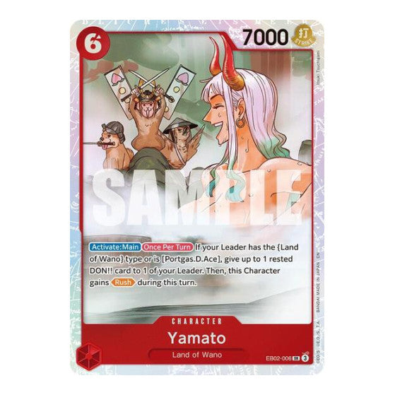 Yamato (EB-02) #EB02-006 Super Rare (Foil Near Mint) Extra Booster: Anime 25th Collection One Piece Card Game: 2025