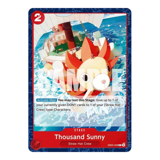 Thousand Sunny (EB02) #EB02-009 Common (Near Mint) Extra Booster: Anime 25th Collection One Piece Card Game: 2025