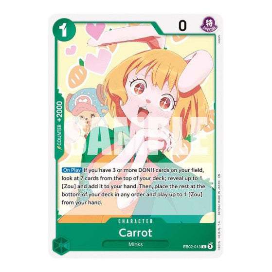 Carrot (EB-02) #EB02-013 Common (Near Mint) Extra Booster: Anime 25th Collection One Piece Card Game: 2025