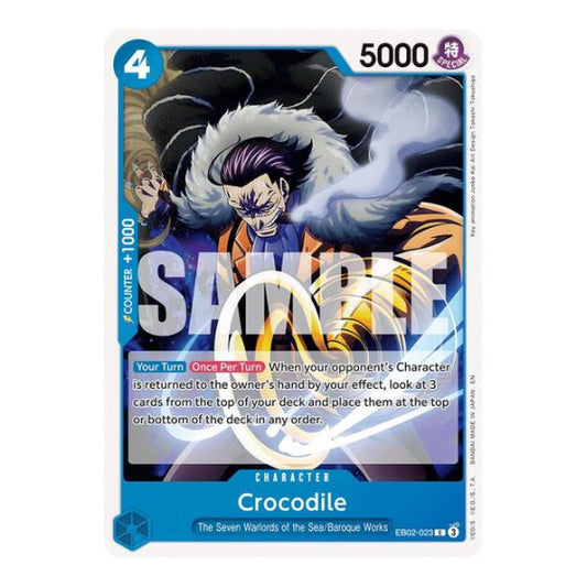 Crocodile (EB02) #EB02-023 Common (Near Mint) Extra Booster: Anime 25th Collection One Piece Card Game: 2025