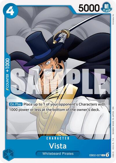 Vista (EB-02) #EB02-027 Common (Near Mint) Extra Booster: Anime 25th Collection One Piece Card Game: 2025