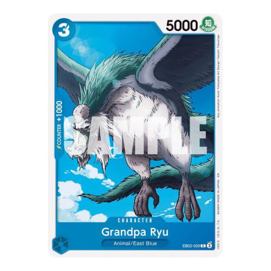 Grandpa Ryu (EB02) #EB02-029 Common (Near Mint) Extra Booster: Anime 25th Collection One Piece Card Game: 2025