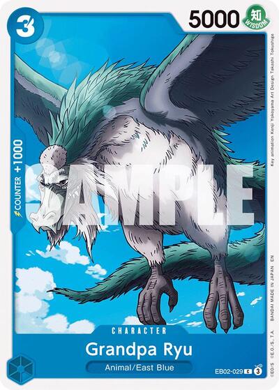Grandpa Ryu (EB-02) #EB02-029 Common (Near Mint) Extra Booster: Anime 25th Collection One Piece Card Game: 2025