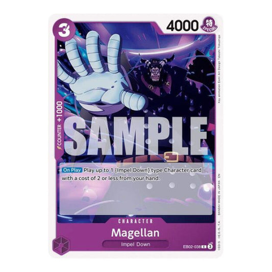 Magellan (EB02) #EB02-038 Common (Near Mint) Extra Booster: Anime 25th Collection One Piece Card Game: 2025