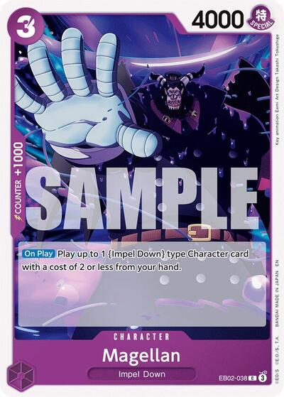 Magellan (EB-02) #EB02-038 Common (Near Mint) Extra Booster: Anime 25th Collection One Piece Card Game: 2025