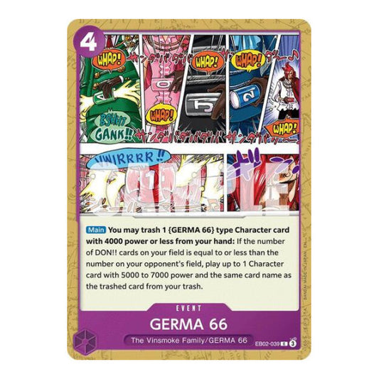 GERMA 66 (EB02) #EB02-039 Common (Near Mint) Extra Booster: Anime 25th Collection One Piece Card Game: 2025