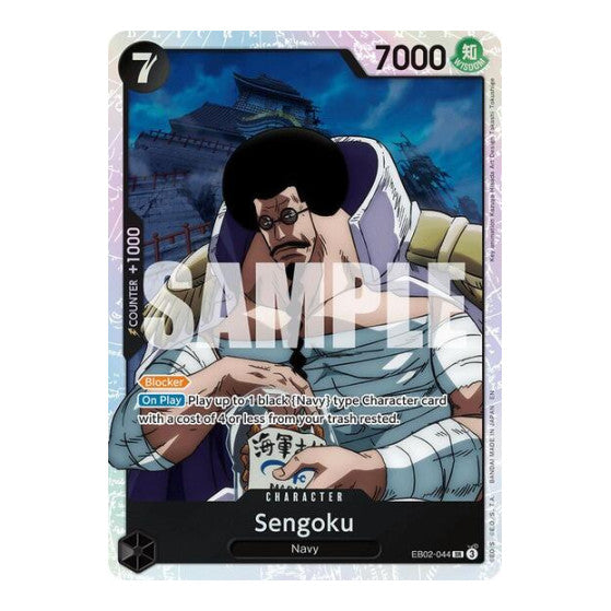 Sengoku (EB-02) #EB02-044 Super Rare (Foil Near Mint) Extra Booster: Anime 25th Collection One Piece Card Game: 2025