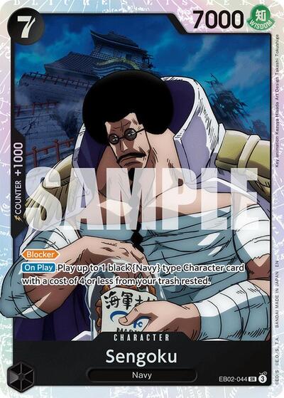Sengoku (EB-02) #EB02-044 Secret Rare (Foil Near Mint) Extra Booster: Anime 25th Collection One Piece Card Game: 2025