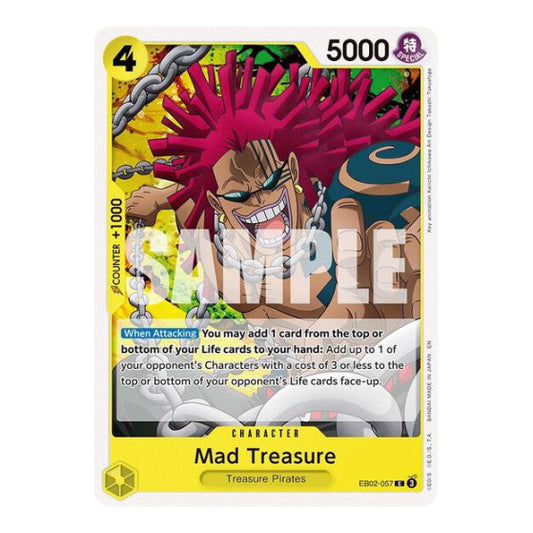 Mad Treasure (EB02) #EB02-057 Common (Near Mint) Extra Booster: Anime 25th Collection One Piece Card Game: 2025