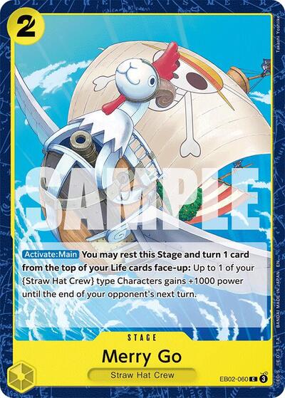 Merry Go 060 (EB-02) #EB02-060 Common (Near Mint) Extra Booster: Anime 25th Collection One Piece Card Game: 2025