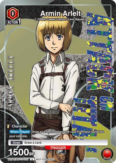 Armin Arlelt (UEPR) #UEPR/AOT-1-075 Common (Near Mint) Union Arena Promotion Cards Union Arena: 2024