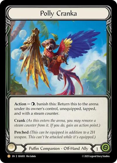 Polly Cranka () #SEA003 Legendary (Rainbow Foil Near Mint) High Seas Flesh and Blood TCG: 2025