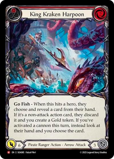 King Kraken Harpoon () #SEA085 Majestic High Seas Flesh and Blood TCG: 2025