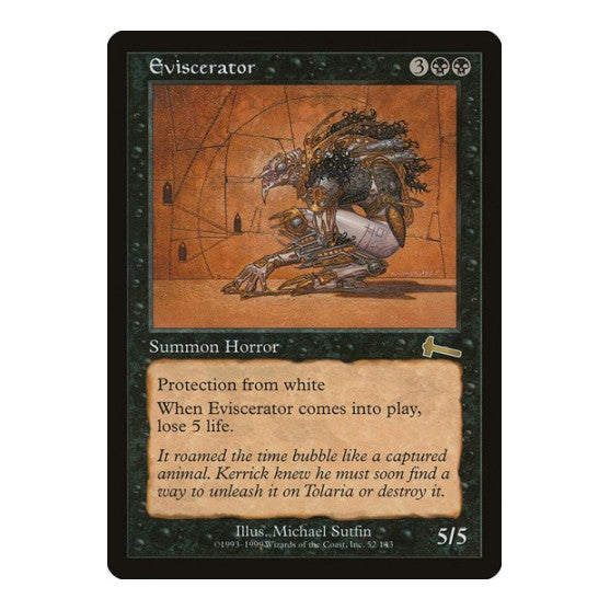 Eviscerator (ULG) #52 Rare (Lightly Played) Urza's Legacy Magic: The Gathering: 1999