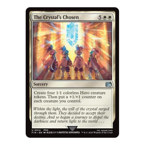 The Crystal's Chosen (FIN) #14 Uncommon FINAL FANTASY Magic: The Gathering: 2025