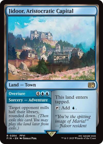 Jidoor Aristocratic Capital (FIN) #284 Rare (Lightly Played) FINAL FANTASY Magic: The Gathering: 2025