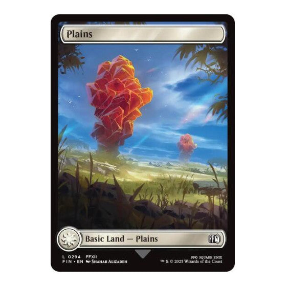 Plains (0294) (FIN) #294 Land (Foil Lightly Played) FINAL FANTASY Magic: The Gathering: 2025