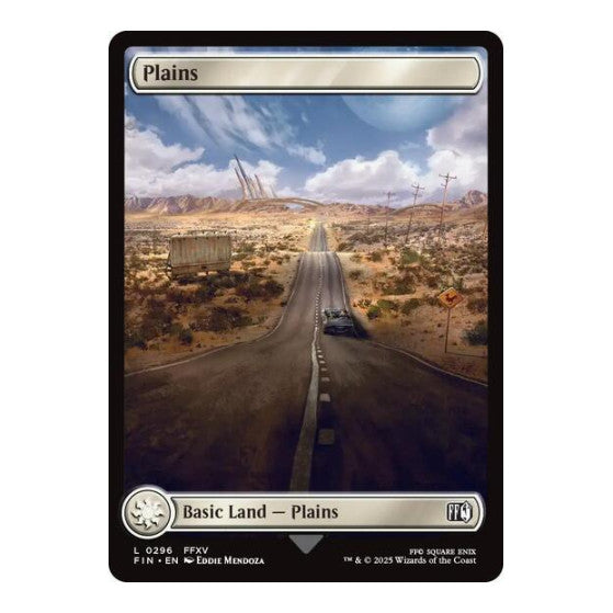 Plains (0296) (FIN) #296 Land (Lightly Played) FINAL FANTASY Magic: The Gathering: 2025