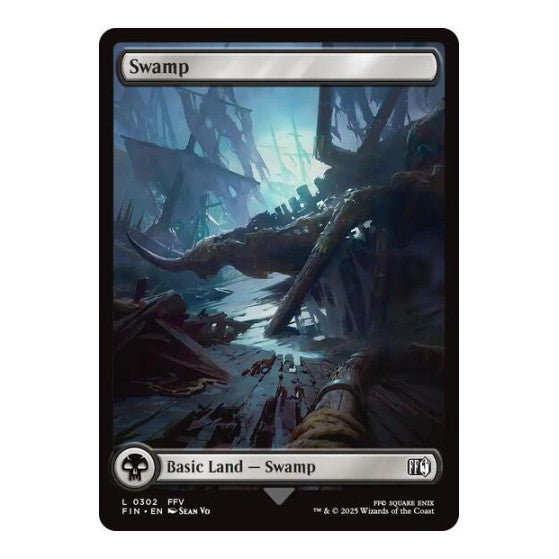 Swamp (0302) (FIN) #302 Land (Lightly Played) FINAL FANTASY Magic: The Gathering: 2025