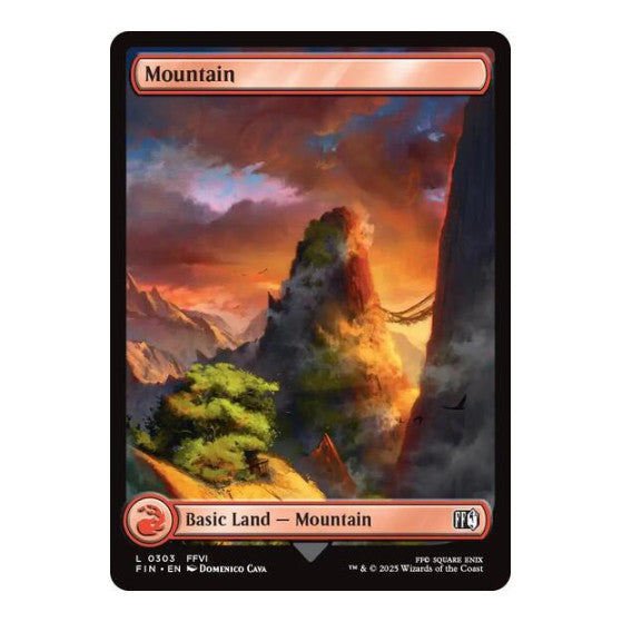 Mountain 0303 (FIN) #303 Land (Lightly Played) FINAL FANTASY Magic: The Gathering: 2025