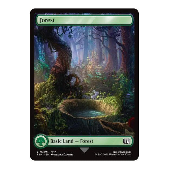 Forest (0306) (FIN) #306 Land (Foil Lightly Played) FINAL FANTASY Magic: The Gathering: 2025