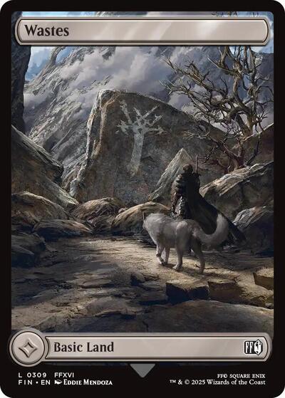 Wastes (FIN) #309 Land (Near Mint) FINAL FANTASY Magic: The Gathering: 2025