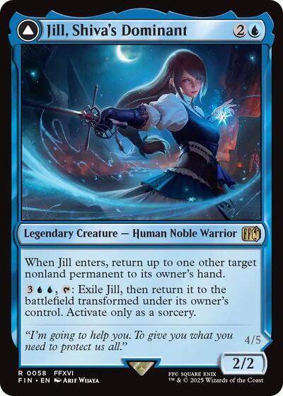 Jill Shivas Dominant (FIN) #58 Rare (Lightly Played) FINAL FANTASY Magic: The Gathering: 2025
