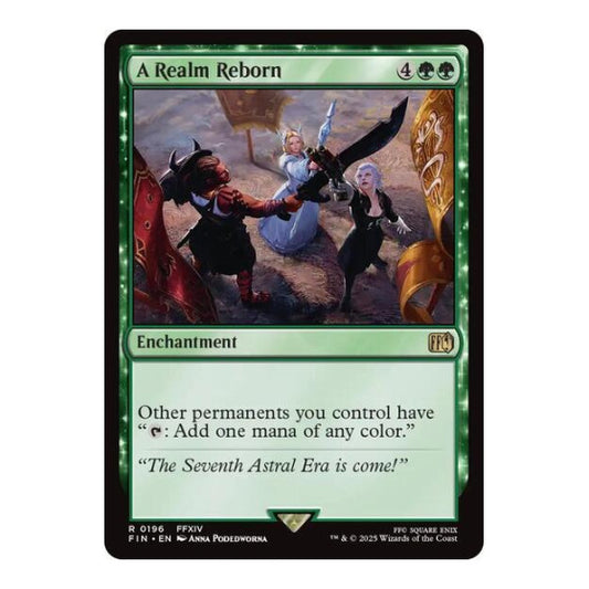 A Realm Reborn (FIN) #196 Rare (Lightly Played) FINAL FANTASY Magic: The Gathering: 2025