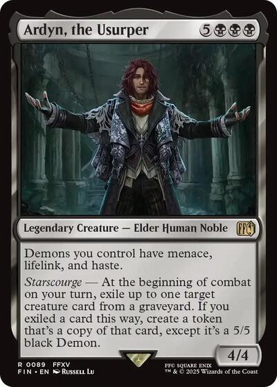 Ardyn the Usurper (FIN) #89 Rare (Near Mint) FINAL FANTASY Magic: The Gathering: 2025