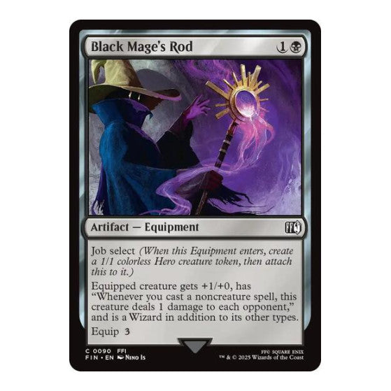 Black Mage's Rod (FIN) #90 Common FINAL FANTASY Magic: The Gathering: 2025