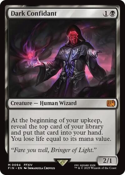 Dark Confidant (FIN) #94 Mythic Rare (Near Mint) FINAL FANTASY Magic: The Gathering: 2025