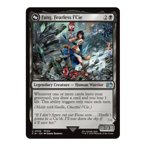 Fang Fearless lCie (FIN) #99 Uncommon (Lightly Played) FINAL FANTASY Magic: The Gathering: 2025