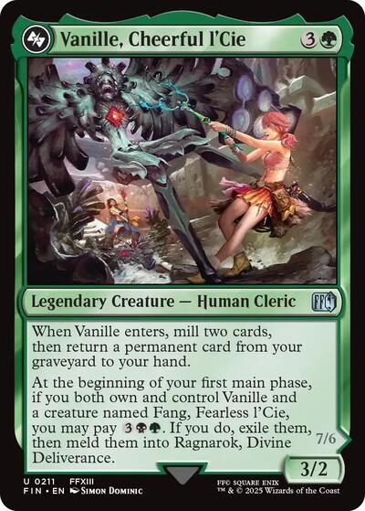 Vanille Cheerful lCie (FIN) #211 Uncommon (Lightly Played) FINAL FANTASY Magic: 2025