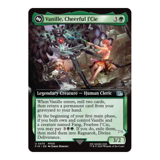 Vanille, Cheerful l'Cie (Extended Art) (FIN) #475 Uncommon FINAL FANTASY Magic: The Gathering: 2025